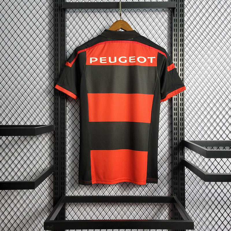 Camisa Retrô Flamengo Home 2014/15 Masculino - Preto e Vermelho
