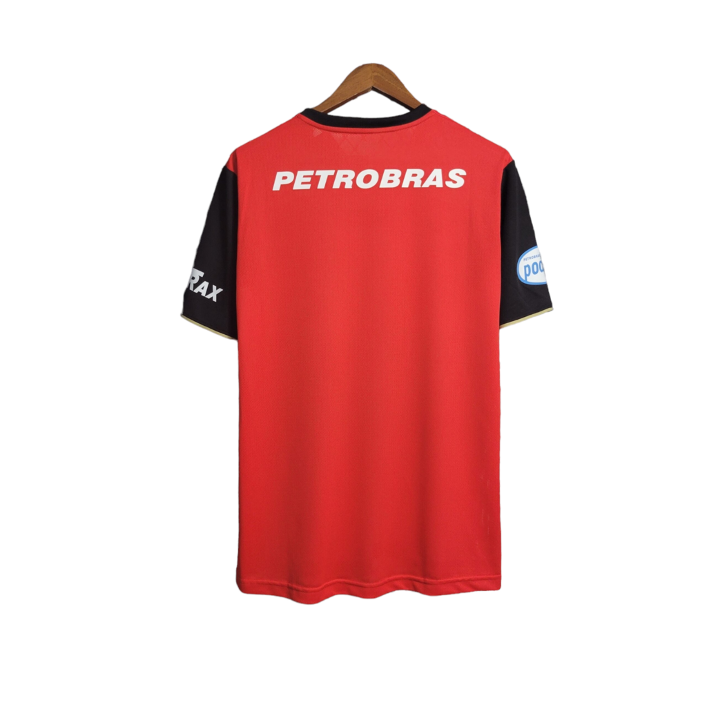 Camisa Retrô Flamengo Home 2007/08 Masculino - Preto e Vermelho