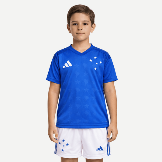 Conjunto Infantil adidas Cruzeiro 2026/27 I