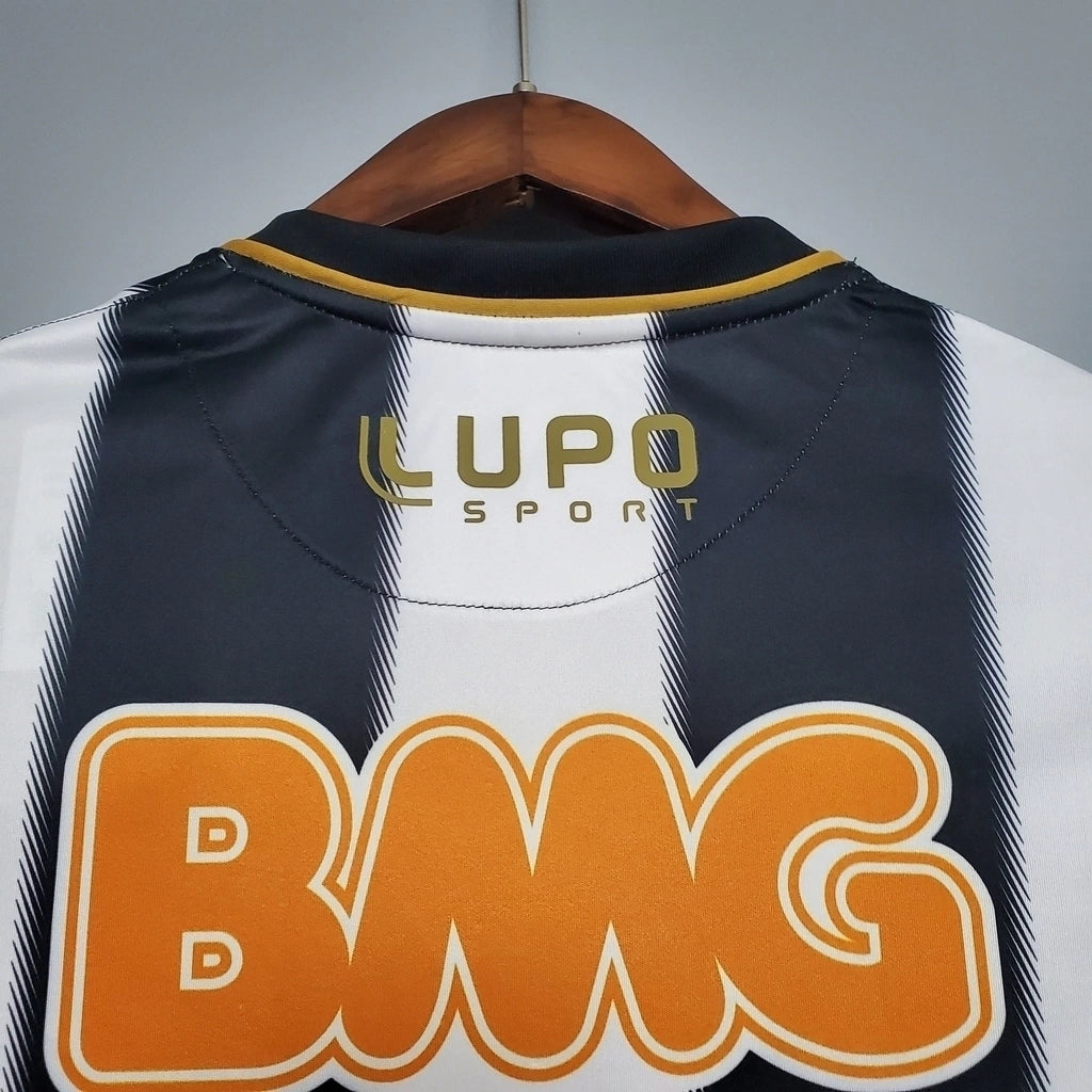 Camisa Atlético Mineiro Home Retrô 2013 Patch da Libertadores - Preta e Branca - Lupo