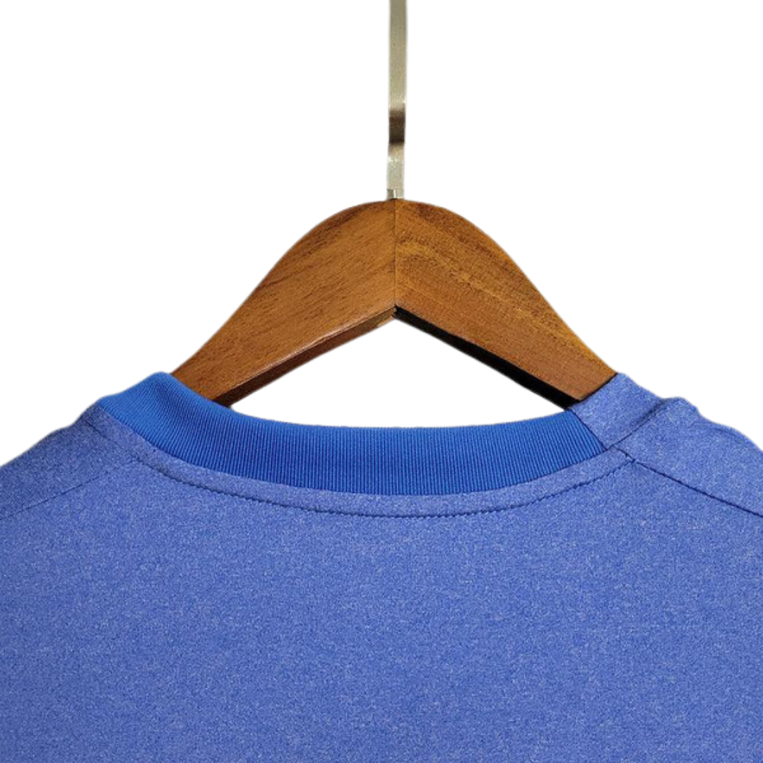 Camisa Retrô Real Madrid Adidas 2013/14 Masculino  Azul