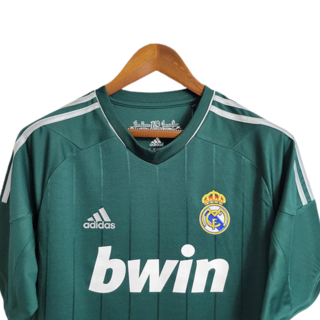 Camisa Retrô Real Madrid Away Adidas 2012/13 Masculino  Verde