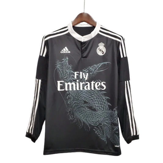 Camisa Manga Longa Real Madrid Third 14/15 Adidas - Preto