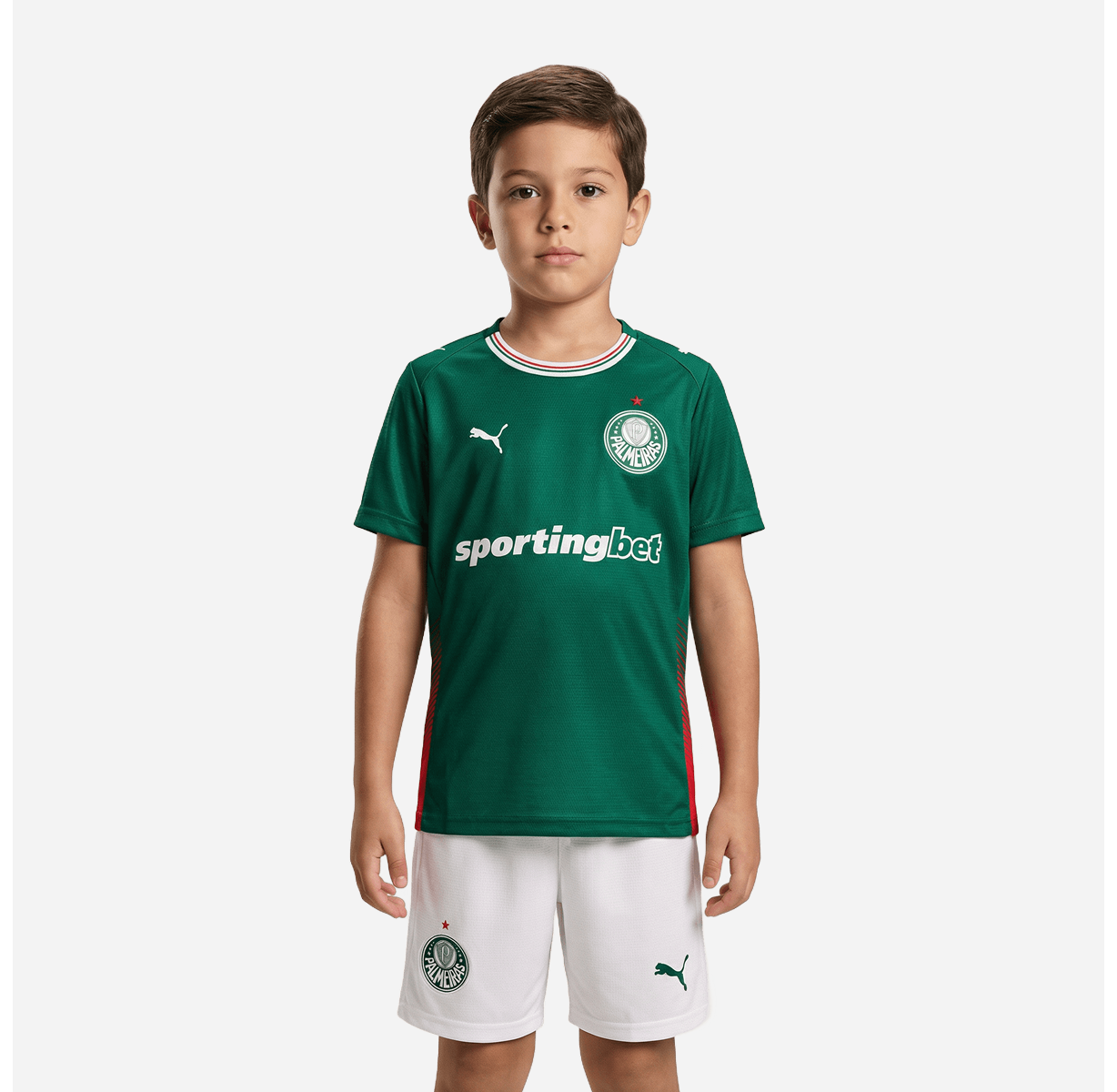 Conjunto Infantil Puma Palmeiras 2026/27 I