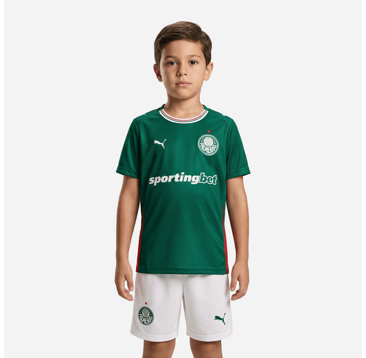 Conjunto Infantil Puma Palmeiras 2026/27 I