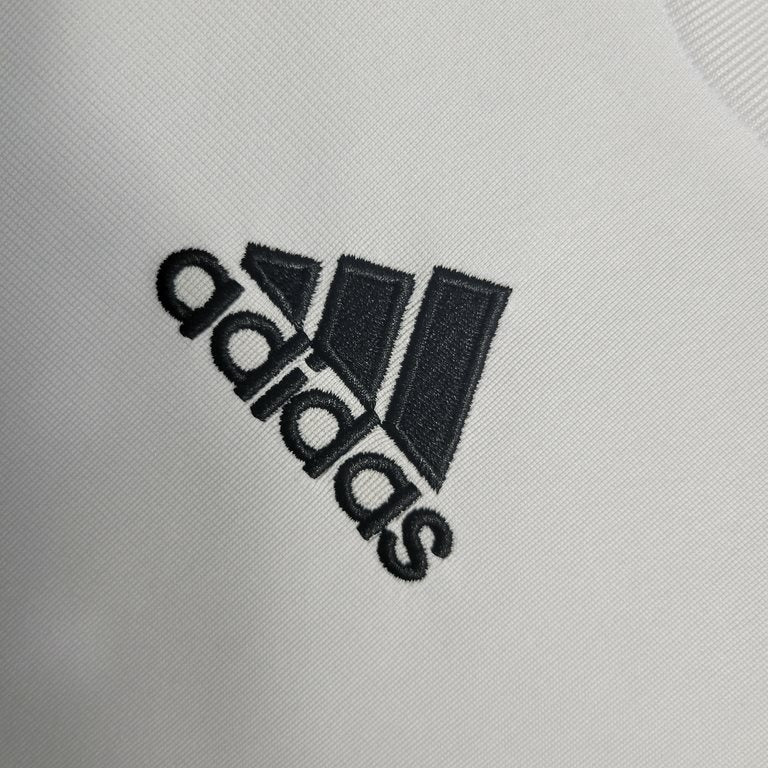 Camisa Manga Longa Real Madrid Retrô 09/10 Adidas Masculino - Branco