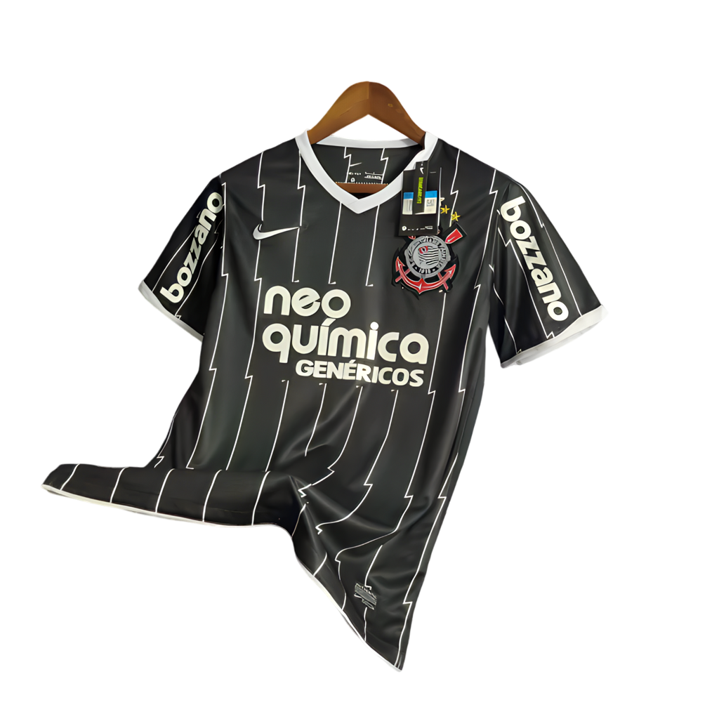 Camisa Corinthians Retrô 2012/13 Home Nike Masculina - Preto