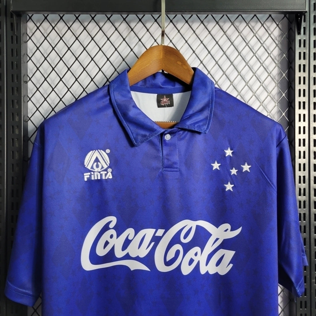 Camisa Cruzeiro Retrô 1993/94 Azul Escuro - Finta