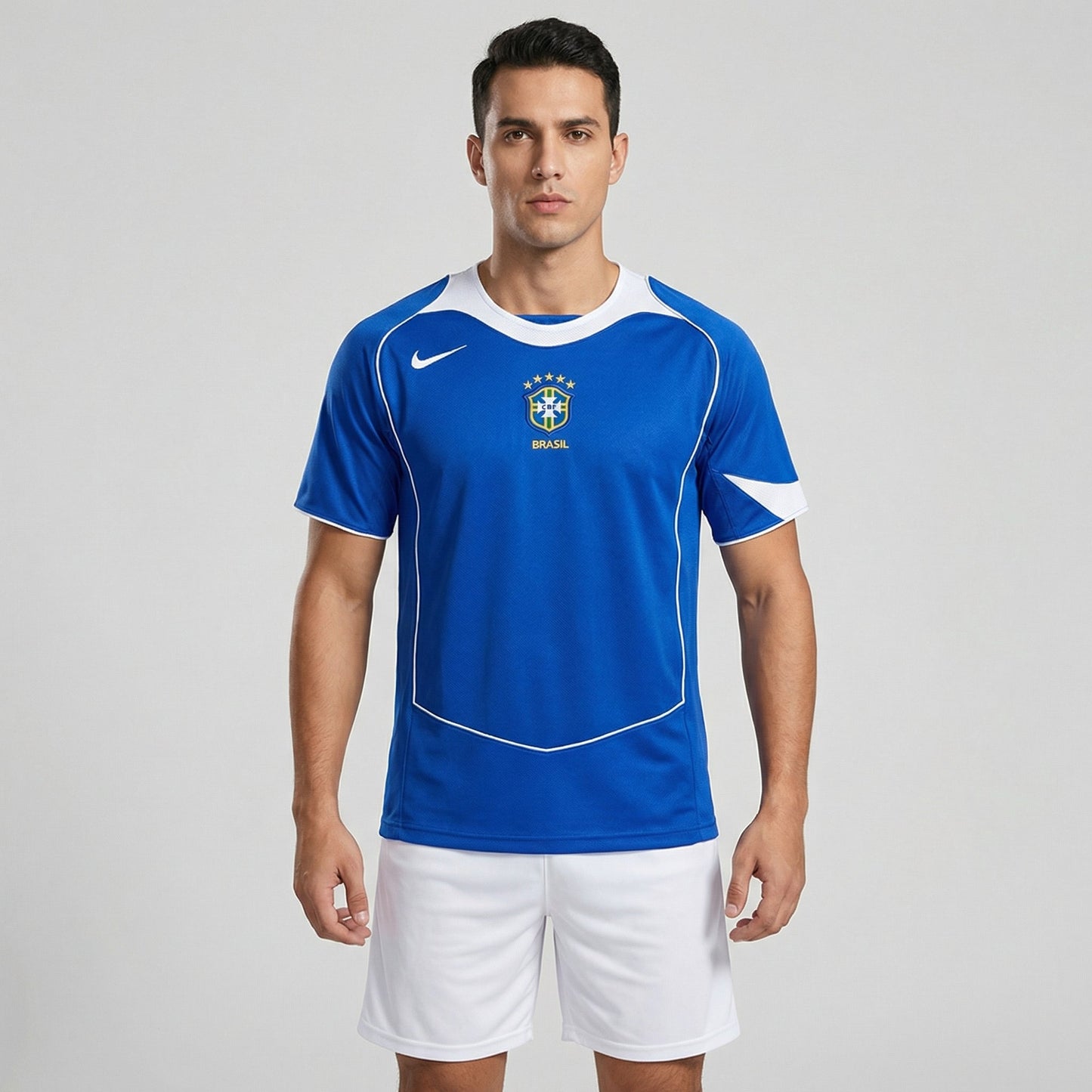 Camisa Brasil 2004/05 Retrô Masculina