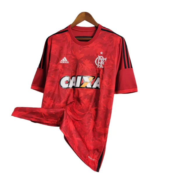 Camisa Retrô Flamengo Third 2014/15 Masculino - Vermelho